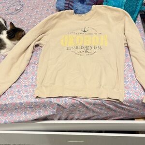 Blue 84 Beige Women's Crew Neck Sweater